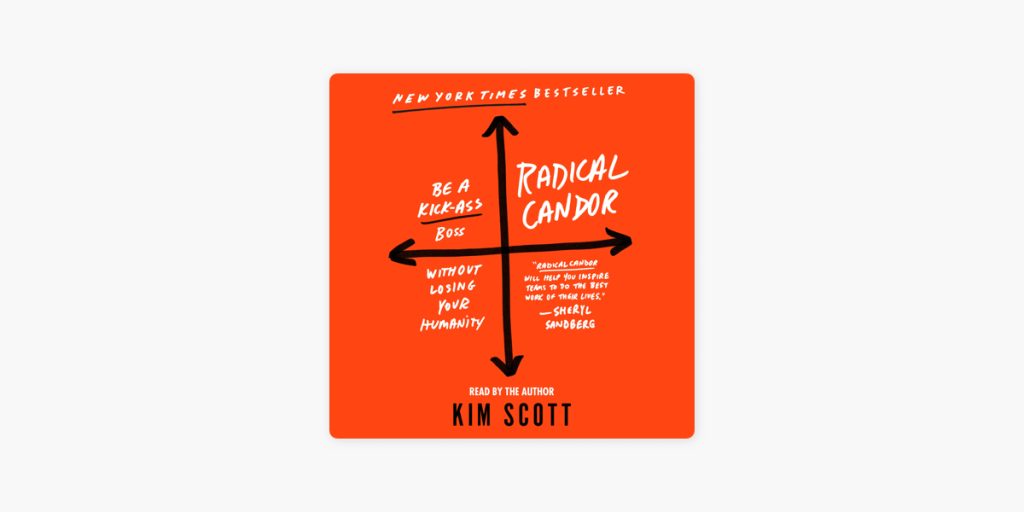 a foto mostra a capa do livro radical candor