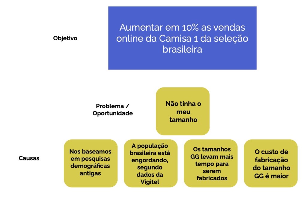 análise das possíveis causas dos números nas vendas das camisas da seleção brasileira