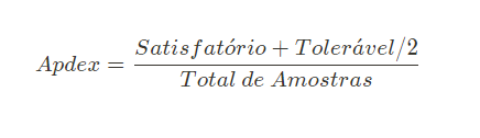 fórmula do Apdex