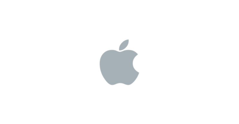 design minimalista na logo da apple